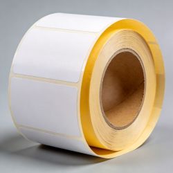 Etiketten 58mm x 60mm x 40mm ( Ø 103mm) - Karton mit 24 Rollen (18.000 Etiketten)