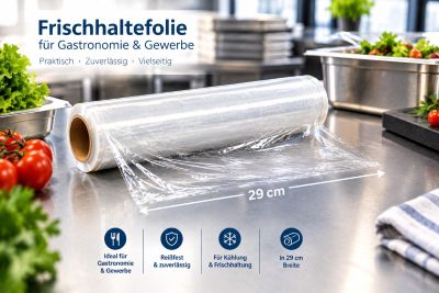 FUNNY Frischhaltefolie 29 cm (lose, 4 Rollen/Karton) – AG-293