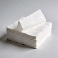 Prägeserviette 33x33 cm hochweiß 1-lagig Zellstoff 1/4-Falz (Herstellermaß 32x32 cm) – 5.000 Stück